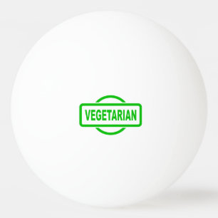 Pelota De Ping Pong Sello de caucho verde vegetariano