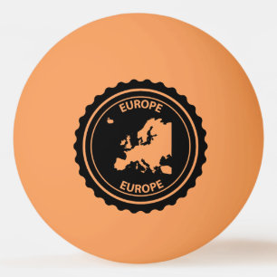Pelota De Ping Pong Sello de goma de Europa
