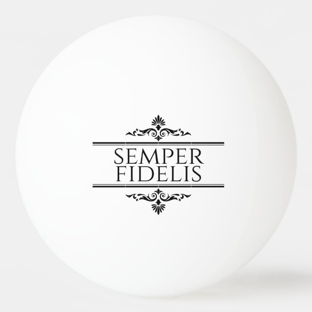 Pelota De Ping Pong Semper Fidelis (Anverso)