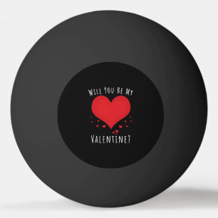 Pelota De Ping Pong Serás mi valentina