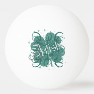 Pelota De Ping Pong Shamrock irlandés
