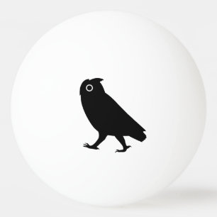 Pelota De Ping Pong Silhouettes de búho caminante