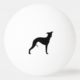 Pelota De Ping Pong Silueta de Whippet