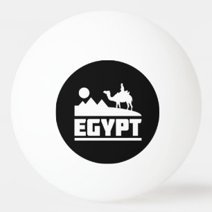 Pelota De Ping Pong Silueta del camello de Egipto