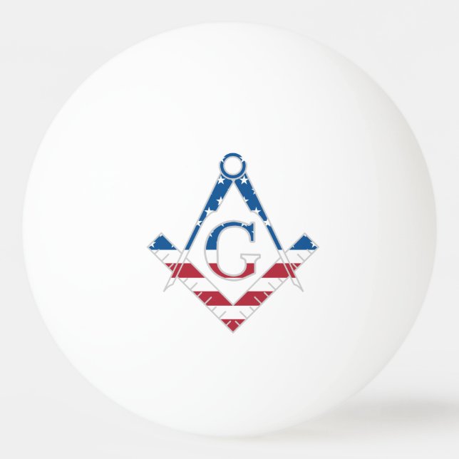 Pelota De Ping Pong Símbolo masónico (Anverso)