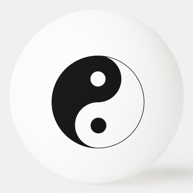 Pelota De Ping Pong Símbolo Yin Yang espiritual (Anverso)