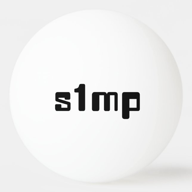 Pelota De Ping Pong Simp número uno (Anverso)