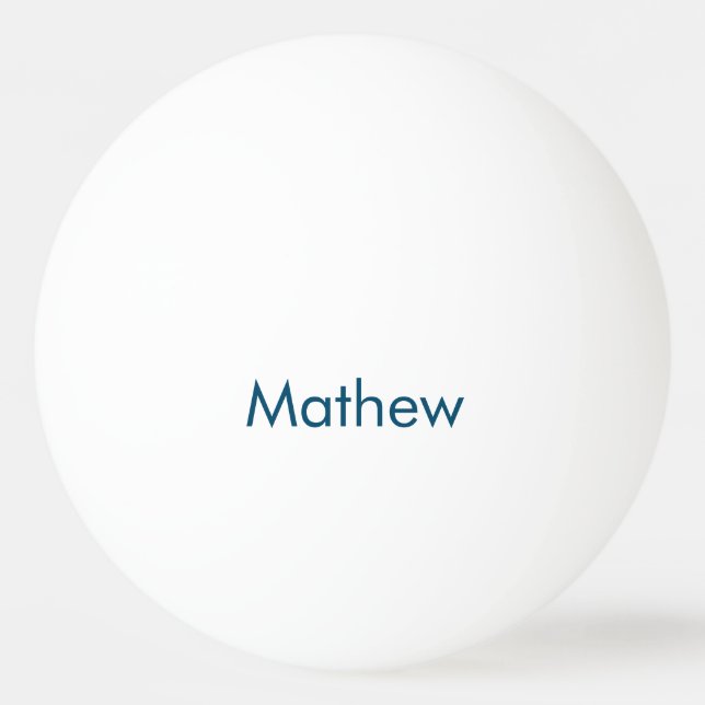 Pelota De Ping Pong simple letra inicial monograma añada su letra de n (Anverso)