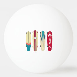 Pelota De Ping Pong Skateboard Vintage