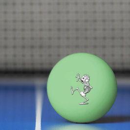 Pelota De Ping Pong Skeleton Anticipación Serve