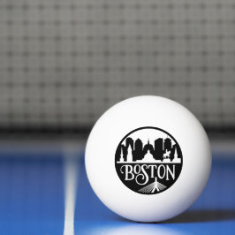 Pelota De Ping Pong Skyline de Boston