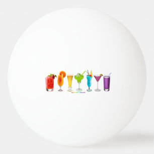 Pelota De Ping Pong SlipperyJoe's vitoreaba cócteles alcohólicos LGBTQ