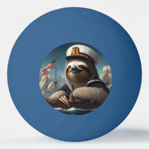 Pelota De Ping Pong Sloth Sailor