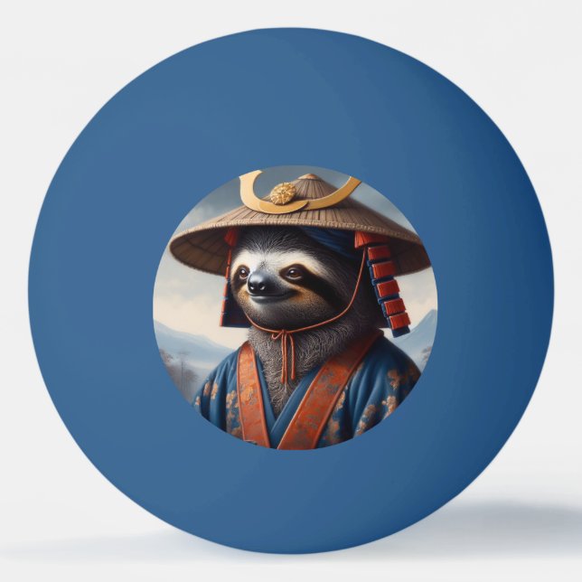 Pelota De Ping Pong Sloth Samurai (Anverso)