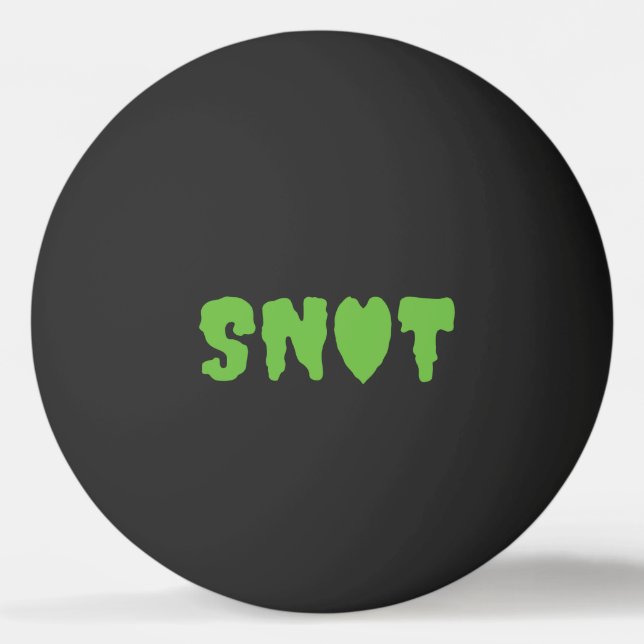 PELOTA DE PING PONG SNOT LOVE (Anverso)