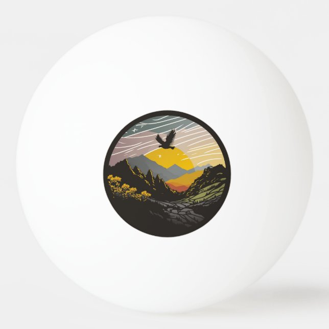 Pelota De Ping Pong Snowdonia (Anverso)