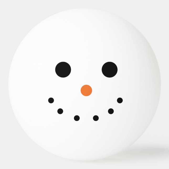 Pelota De Ping Pong Snowman Ping Pong Ball (Anverso)