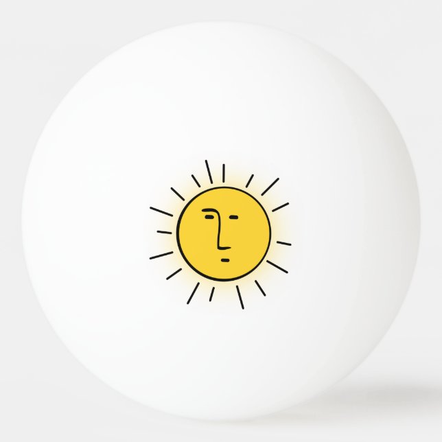 Pelota De Ping Pong Sol (Anverso)
