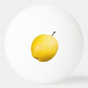 Pelota De Ping Pong Sola manzana amarilla