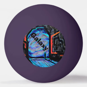 Pelota De Ping Pong Solo con el abismo brillante