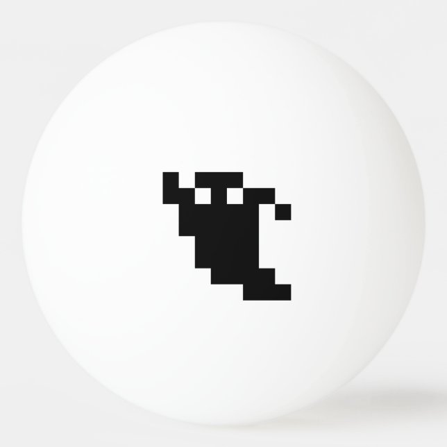 Pelota De Ping Pong Sombra de fantasma de 8 bits (Anverso)