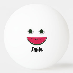 Pelota De Ping Pong Sonrisa de sandía, divertida