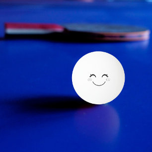 Pelota De Ping Pong Sonrisa sonrosa Cara Pong Ball