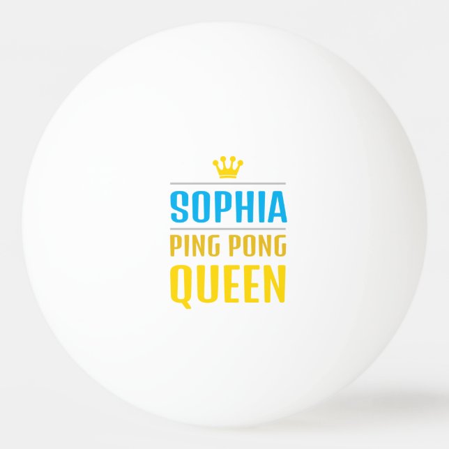 Pelota De Ping Pong Sophia (Anverso)