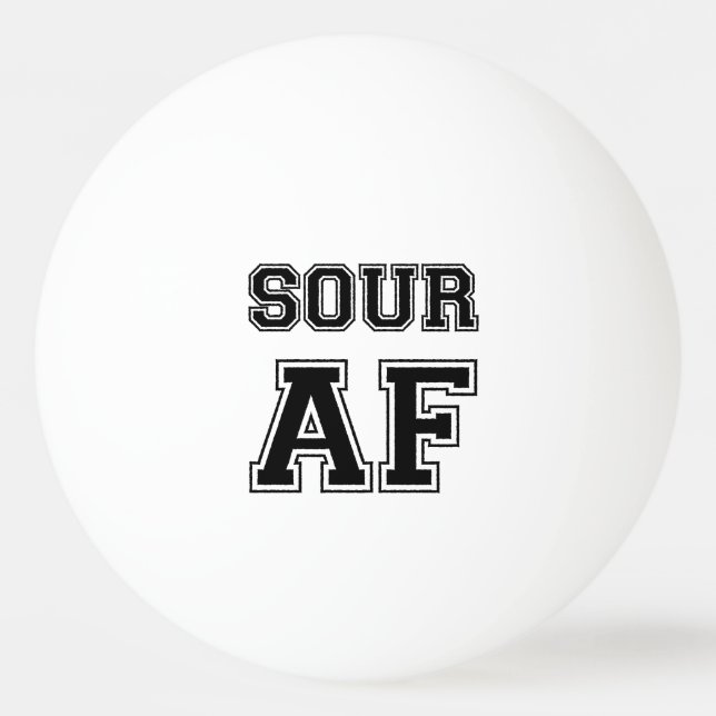 PELOTA DE PING PONG SOUR AF (Anverso)