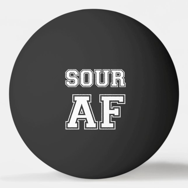 PELOTA DE PING PONG SOUR AF PING PONG BALL (Anverso)