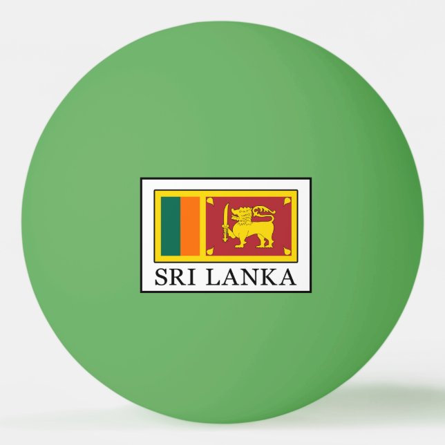 Pelota De Ping Pong Sri Lanka (Anverso)