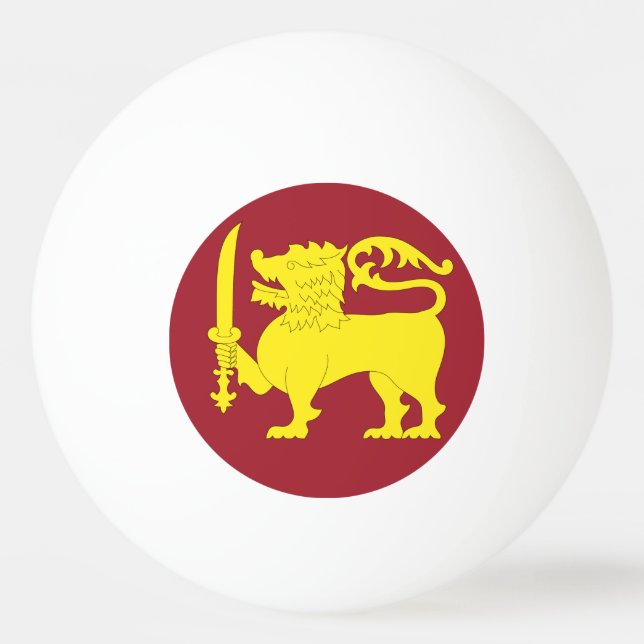 Pelota De Ping Pong Sri Lanka (Anverso)