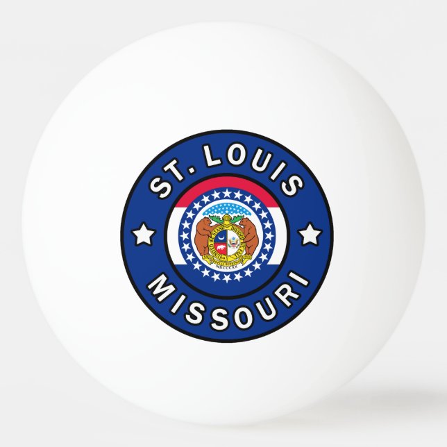 Pelota De Ping Pong St. Louis Missouri (Anverso)