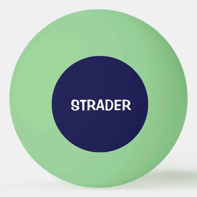 Pelota De Ping Pong Strader Ping Pong Ball (Anverso)