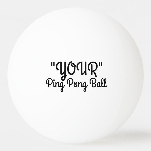Pelota De Ping Pong Su (Anverso)