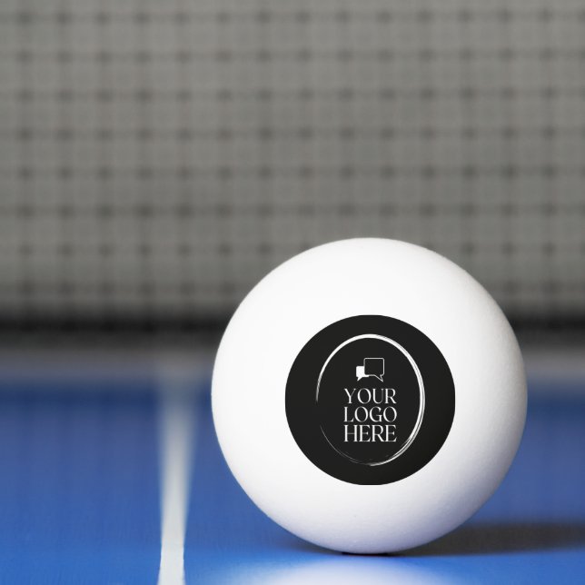 Pelota De Ping Pong Su Logo Aquí Moderno (Neto)