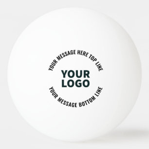 Pelota De Ping Pong Su logotipo diseño o imagen Texto editable en ne