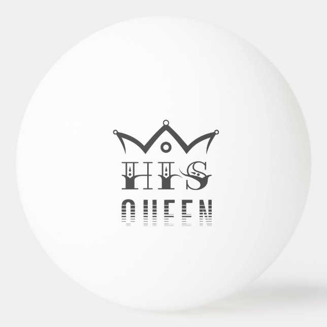Pelota De Ping Pong Su Reina (Anverso)