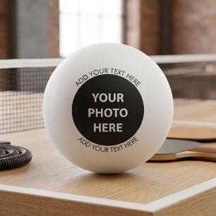 Pelota De Ping Pong Subir imagen foto y agregar texto – Personalizar