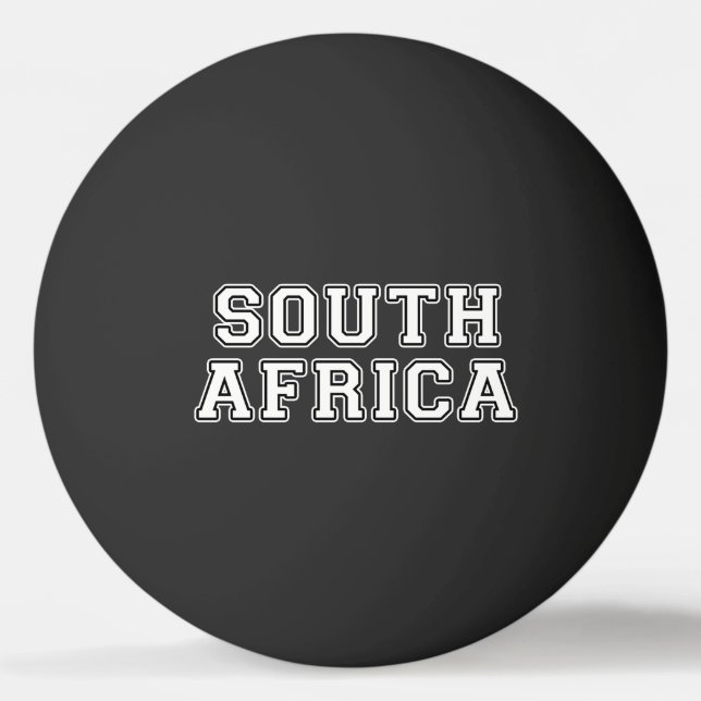 Pelota De Ping Pong Sudáfrica (Anverso)