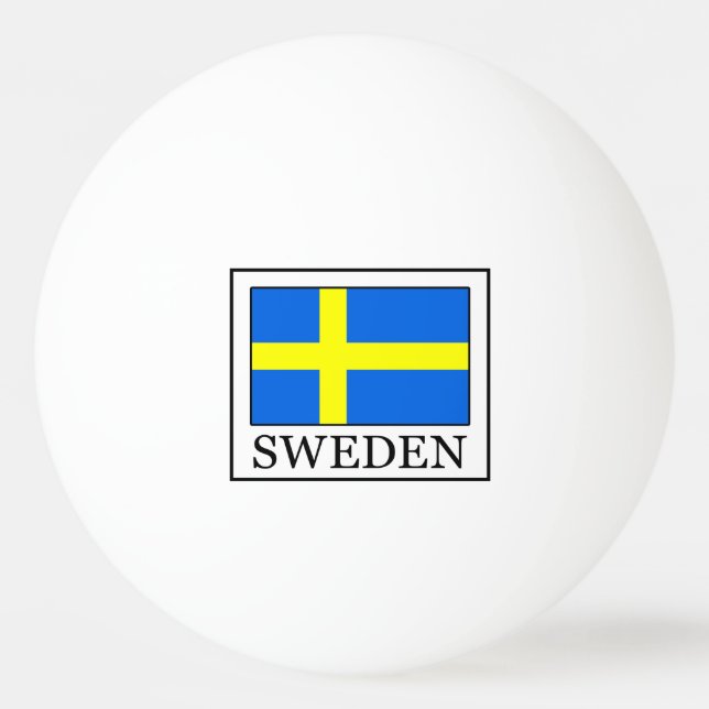 Pelota De Ping Pong Suecia (Anverso)