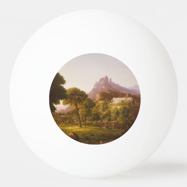 Pelota De Ping Pong Sueño Thomas Cole de Arcadia (Anverso)