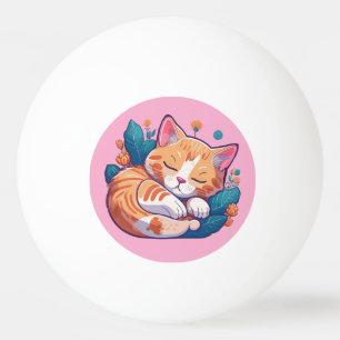 Pelota De Ping Pong Sunset Kitty