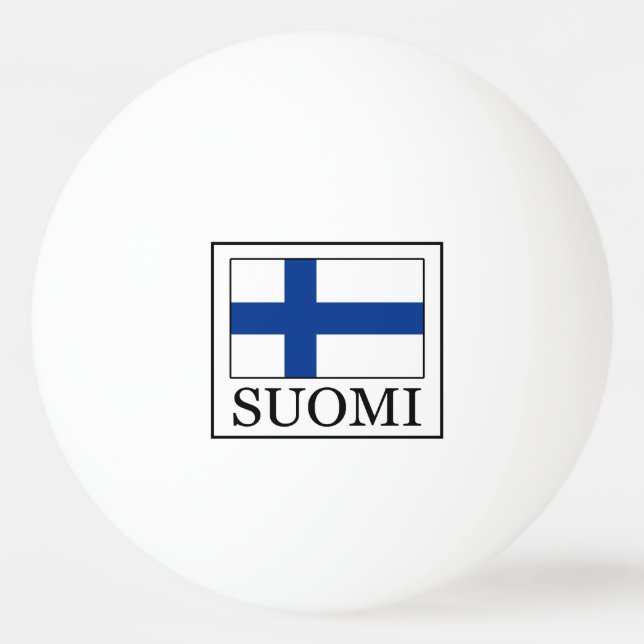 Pelota De Ping Pong Suomi (Anverso)