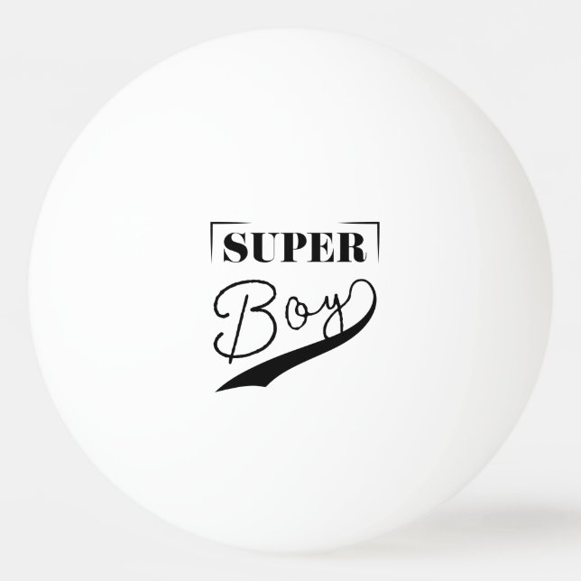 Pelota De Ping Pong Super Boy (Anverso)