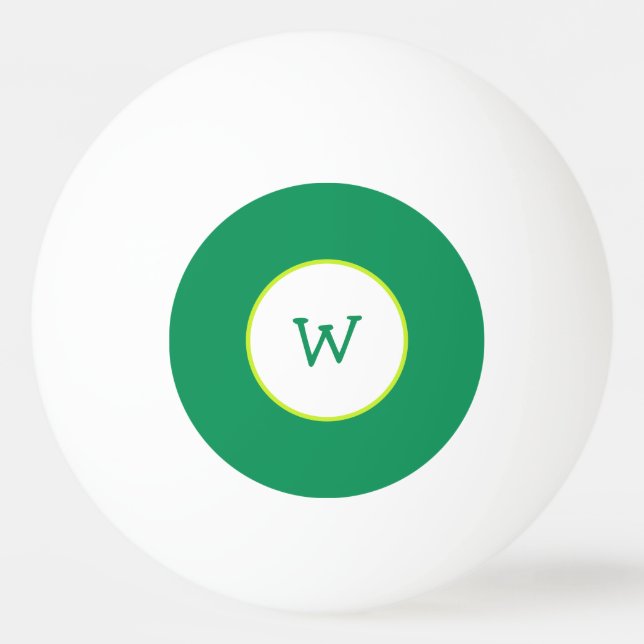Pelota De Ping Pong Super Green Ping Pong Ball (Anverso)