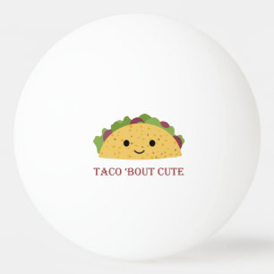 Pelota De Ping Pong Taco Bout Cute Kawaii Taco