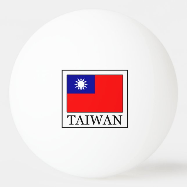 Pelota De Ping Pong Taiwán (Anverso)