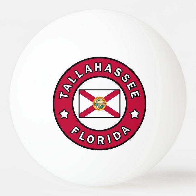 Pelota De Ping Pong Tallahassee Florida (Anverso)