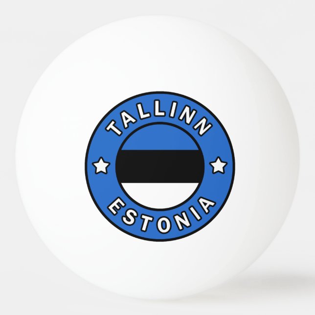 Pelota De Ping Pong Tallín Estonia (Anverso)